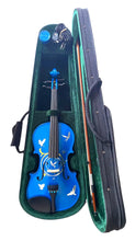 Bird Heaven Metallic Violin Outfit | Iridescent Metallic Bird Design & Crystal Tuners