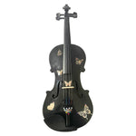 Rozanna's Metallic Butterfly Bling Black Violin Outfit