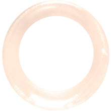 Thin Flexible Peach Silicone Tunnel Plug Set 11mm to 25mm
