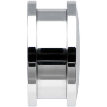 Black White Leopard Eyes Steel Screw Fit Plug Set 20mm