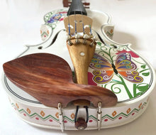 Butterfly Dream II White Violin Outfit | Ornate Greco Sides & Carbon Fiber Bow