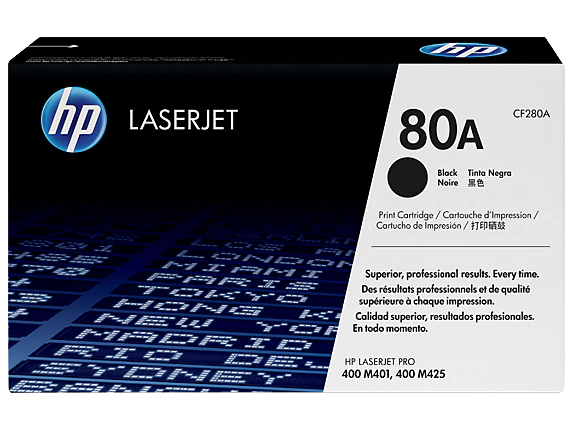 New, Pre-Owned - HP 80A (CF280A) High Yield Black LaserJet Toner Cartridge