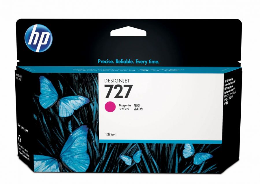 New, Pre-Owned - HP 727 130mL (B3P20A) Magenta Ink Cartridge
