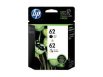 New, Pre-Owned - HP 62 Black & 62 Tri-Color Ink Cartridge- 2 Pack
