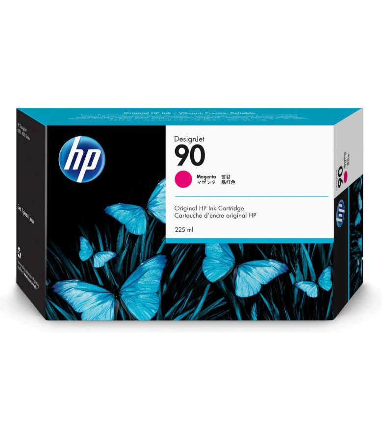 New, Pre-Owned - HP 90 (C5062A) 225ml Magenta Ink Cartridge