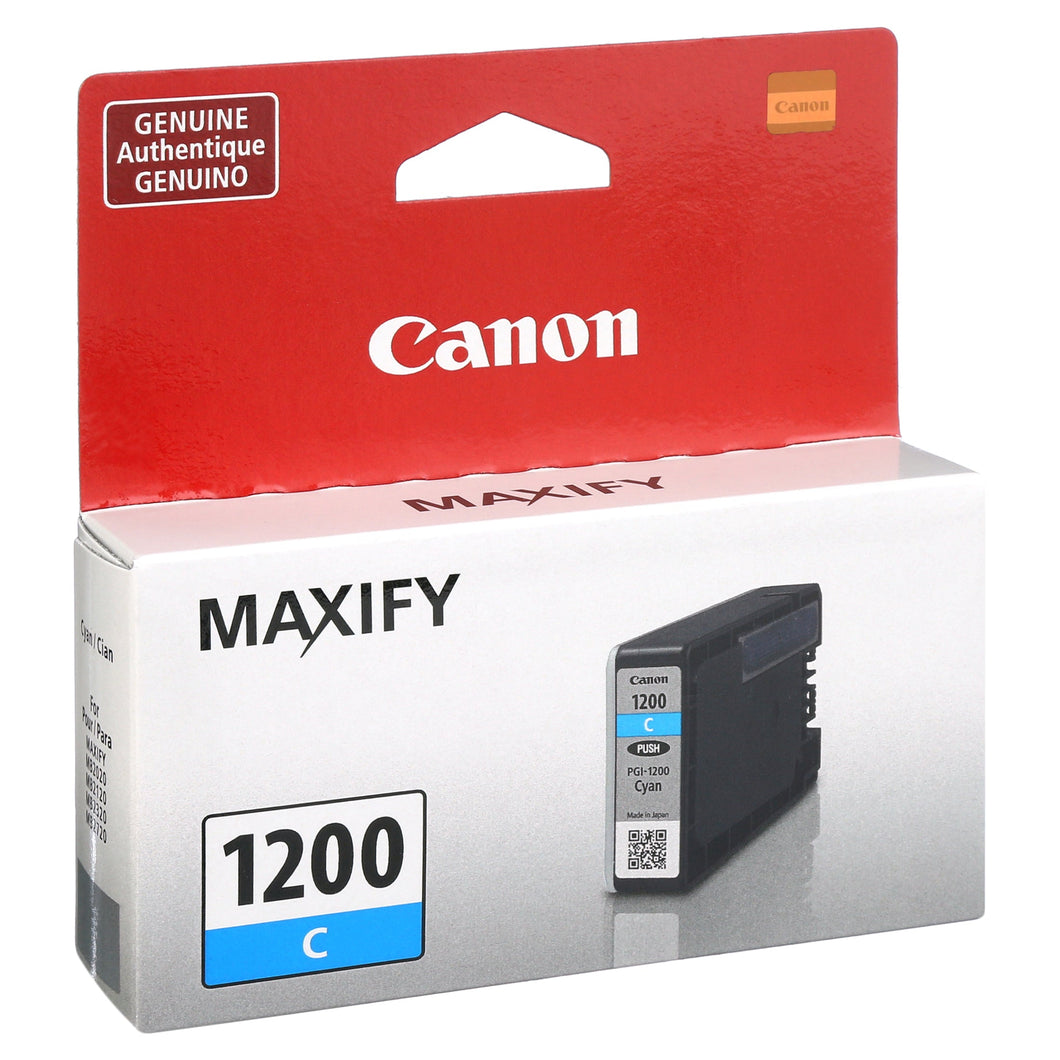 New, Pre-Owned - Canon PGI-1200 Standard Yield Cyan Ink Cartridge