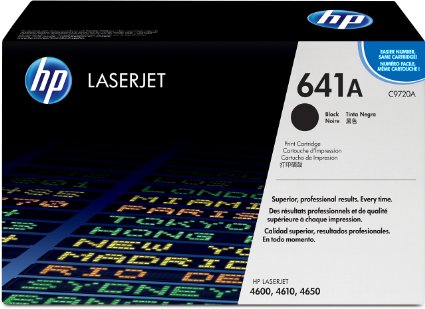 New, Pre-Owned - HP 641A High Yield Black LaserJet Toner Cartridge, C9720A