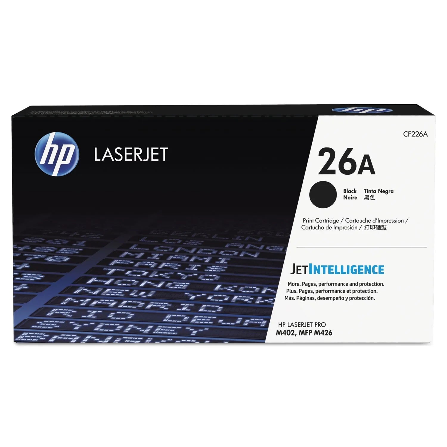 New, Pre-Owned - HP 26A Black LaserJet Toner Cartridge, CF226A