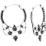 Victorian Decorative Twist Tunnel Plug Earrings