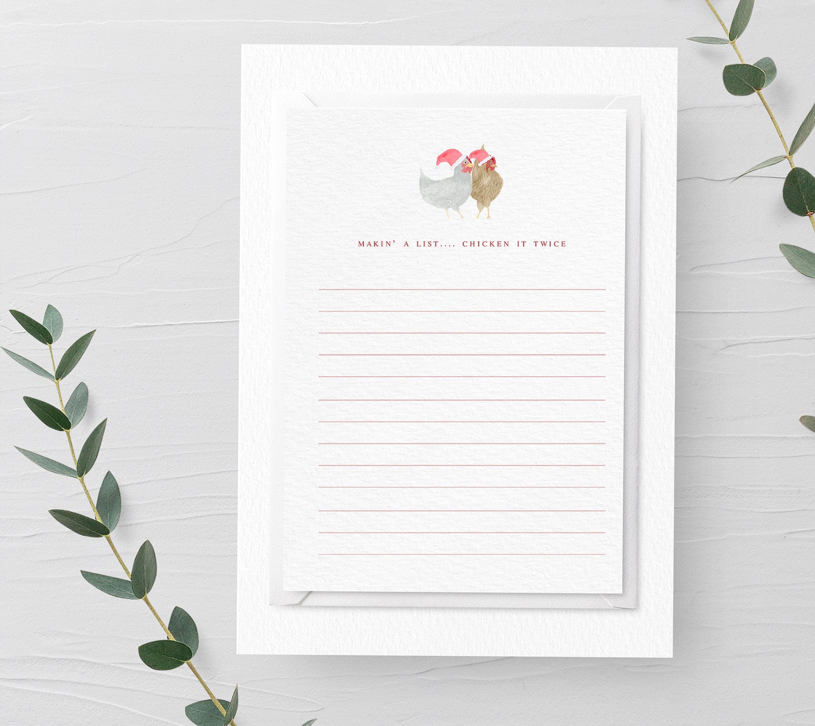 Chicken It Twice Notepad