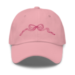 Pink Bow Baseball Hat