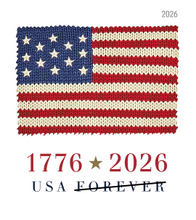 2026 U.S. Flag Forever Stamps roll coil clear product image