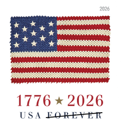 2026 U.S. Flag Forever Stamps roll coil clear product image
