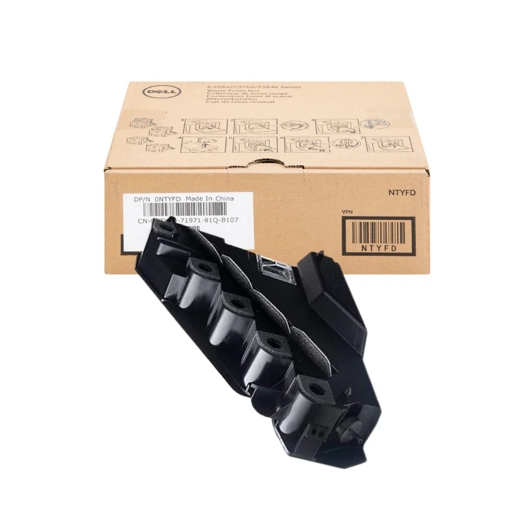 New, Pre-Owned - Dell C266X/C376X Standard Yield Black Waste Toner Box,NTYFD