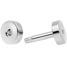 14G Steel Screw Fit Tunnel Plug Set