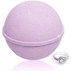 Enliven Me Lavender Bath Bomb with Jewelry Ring Inside