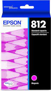 New, Pre-Owned - Epson 812 Magenta Standard Yield Ink Cartridge (T812320-S)