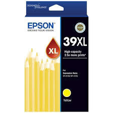 New, Pre-Owned - Epson 39XL High Yield Yellow Ink Cartridge, C13T04L492