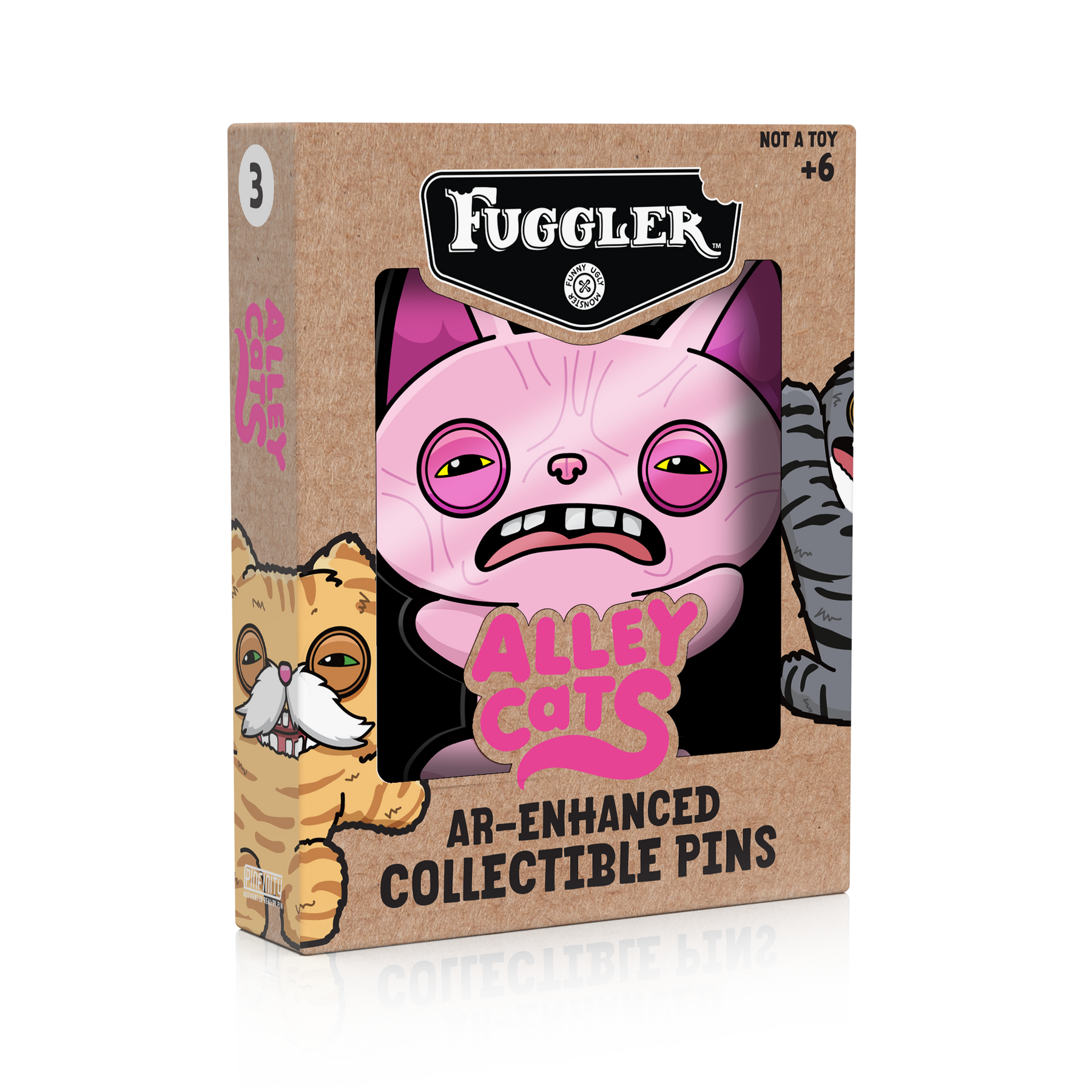 Fuggler - Alley Cats Wrinkle McStinkles AR Pin
