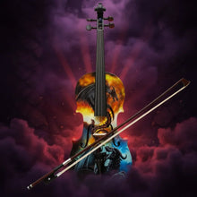 Dragon Spirit Violin Outfit | Carbon Fiber Bow & Crystal Tailpiece