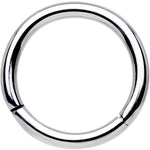 16G 5/16 Solid G23 Implant Grade Titanium Hinged Segment Ring