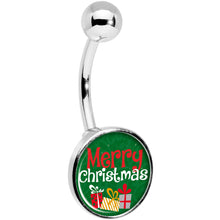 Merry Christmas Presents Belly Ring