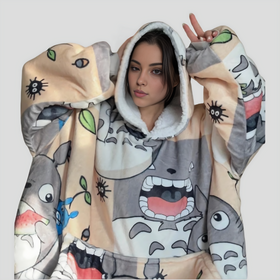 Totoro Blanket Hoodie
