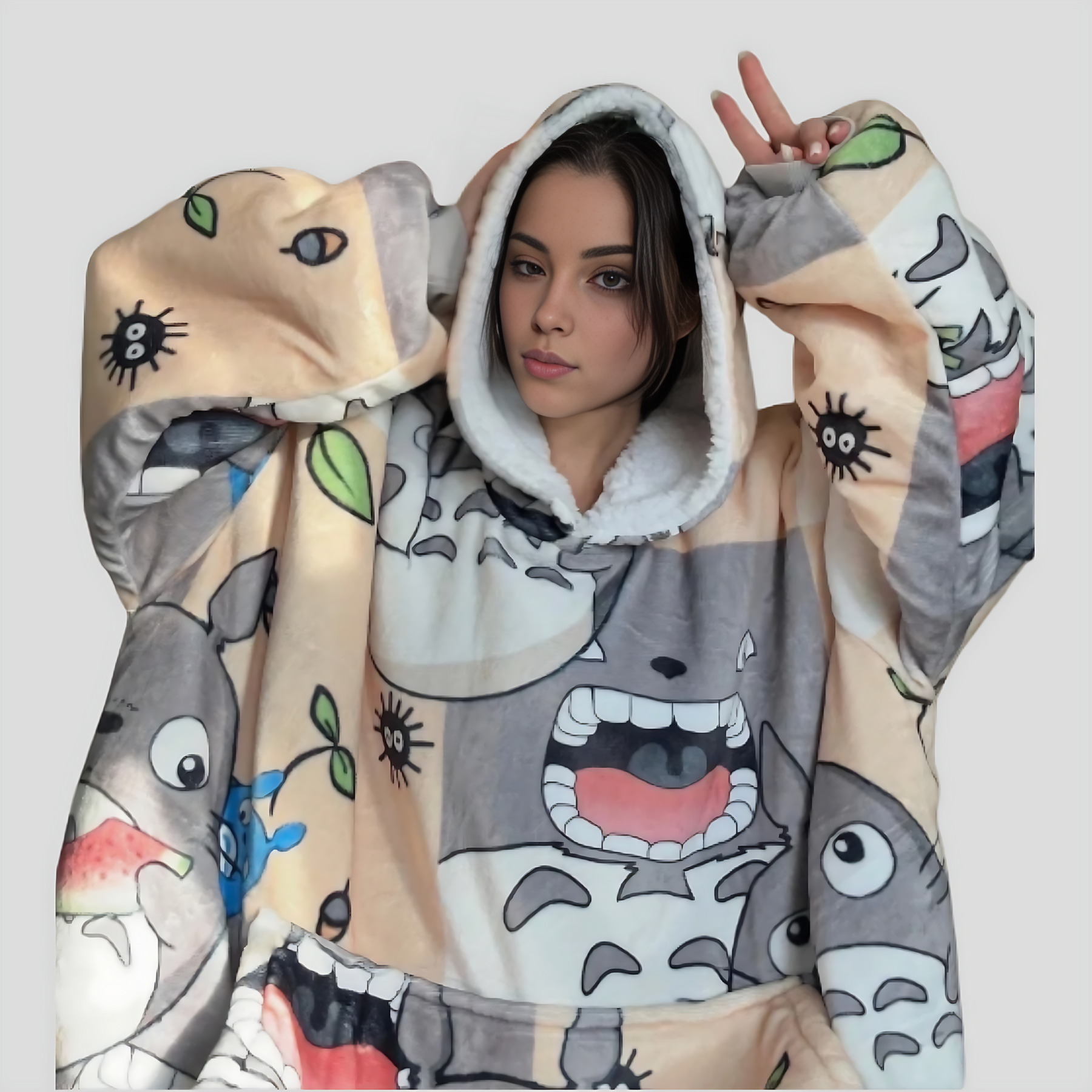 Totoro Blanket Hoodie