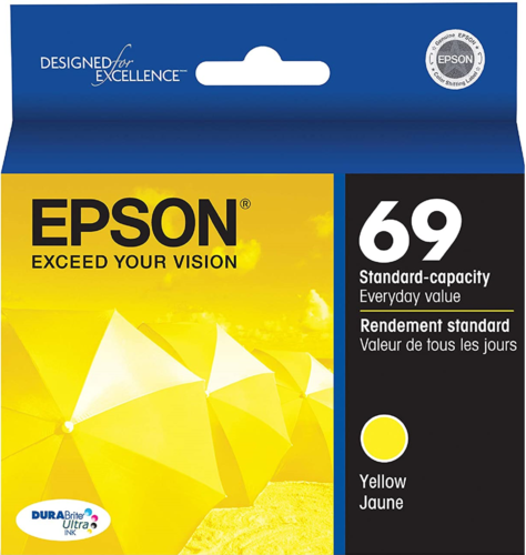 New, Pre-Owned - Epson 69 Yellow Ink Cartridge