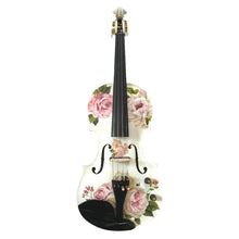 Rose Delight Electric Acoustic Violin Outfit | Mechanical Pegs & Carbon Fiber Bow