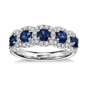 Elegant Copper Ring with Synthetic Cubic Zirconia