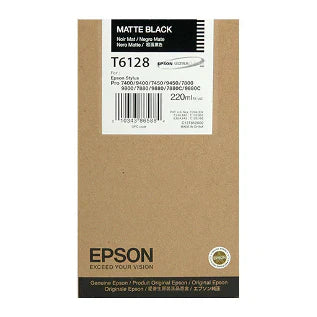 New, Pre-Owned - Epson T6128 Matte Black Ink Cartridge
