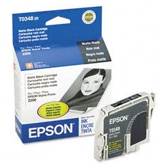 New, Pre-Owned - Epson 34 (T0348) Matte Black Ink Cartridge