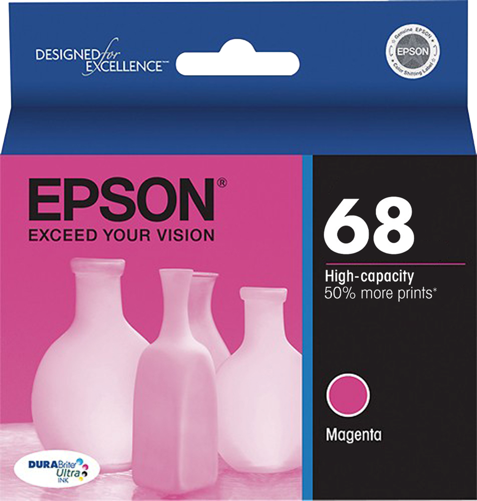 New, Pre-Owned - Epson 68 Magenta Ink Cartridge