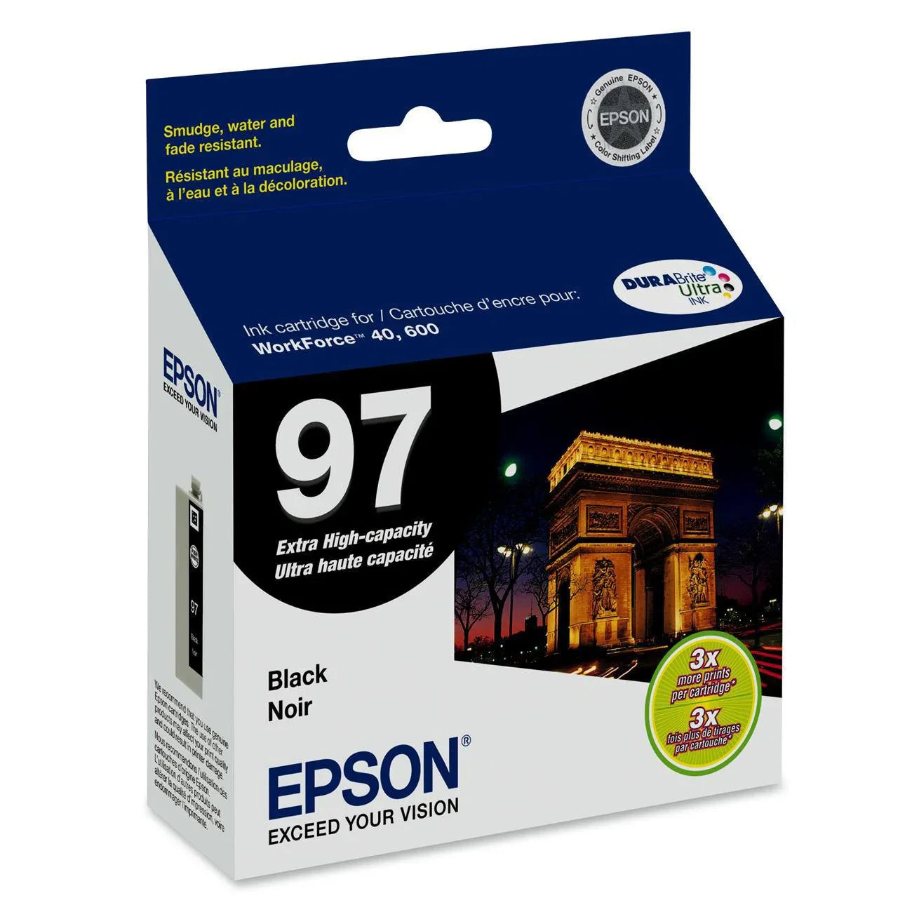 New, Pre-Owned - Epson 97 Extra High Yield Black Inkjet Cartridge, T097120