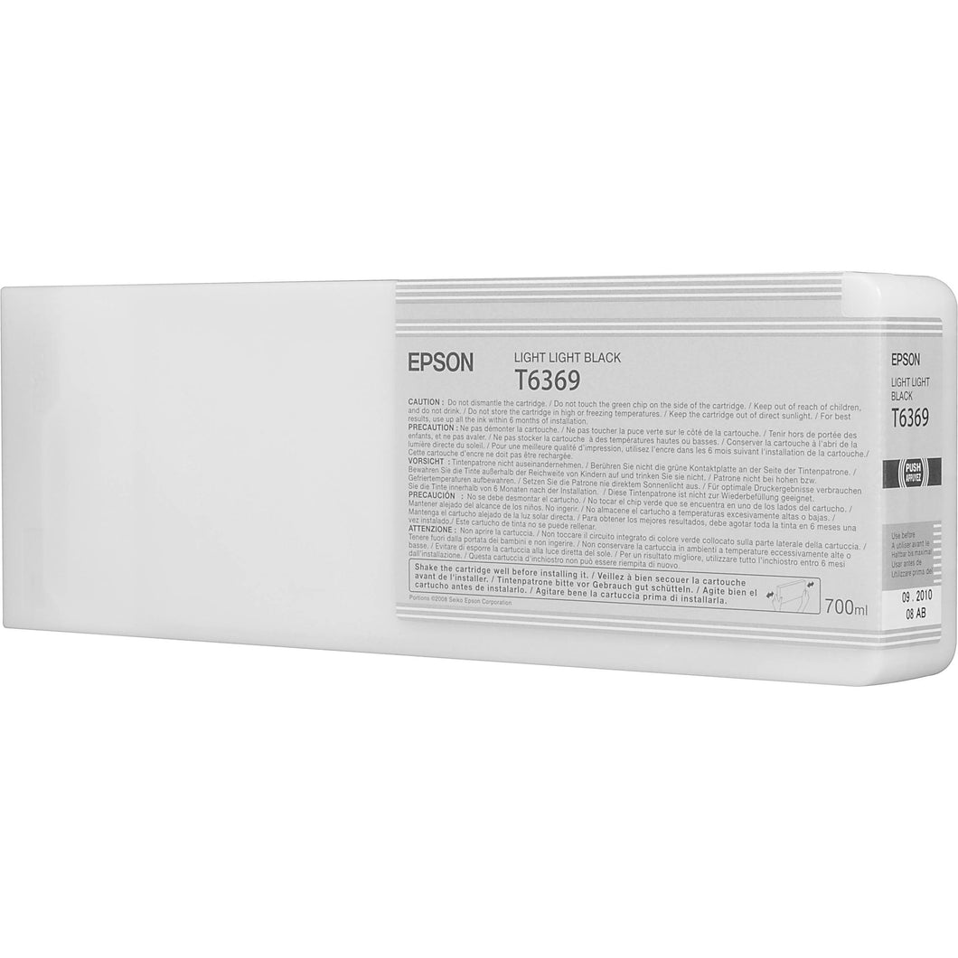 New, Pre-Owned - Epson T6369 Light Light Black Ink Cartridge, T636900