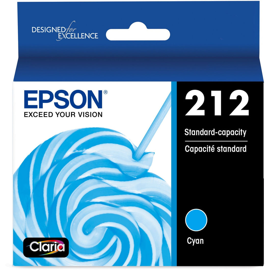 New, Pre-Owned - Epson 212 Standard Capacity Ink Cartridge Cyan