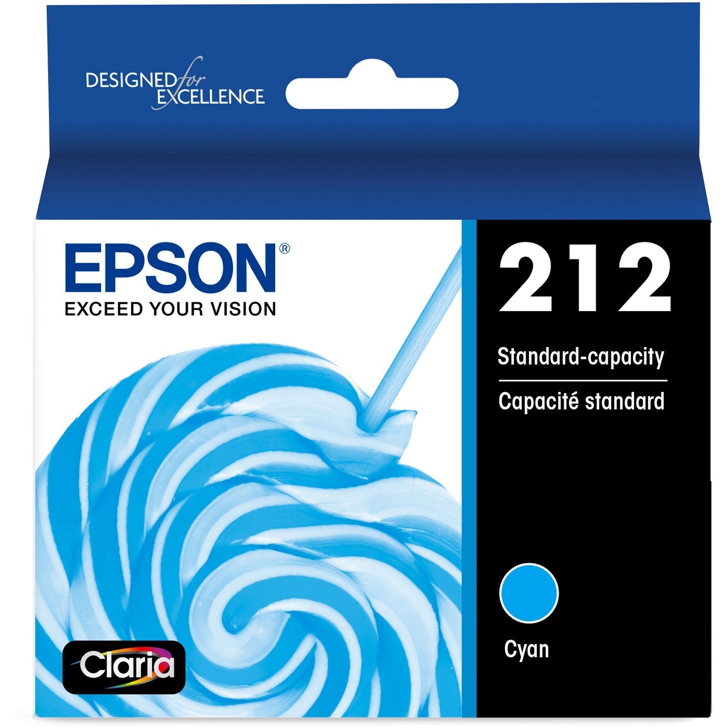 New, Pre-Owned - Epson 212 Standard Capacity Ink Cartridge Cyan