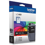 New, Pre-Owned - Brother LC401 Black Ink Cartridge
