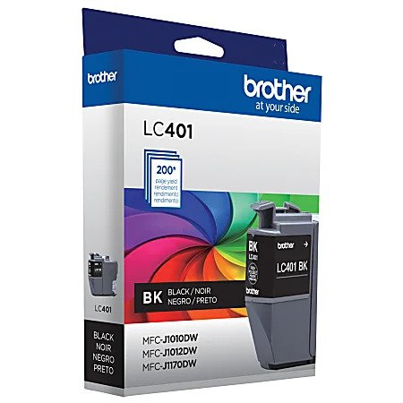 New, Pre-Owned - Brother LC401 Black Ink Cartridge