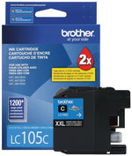New, Pre-Owned - Brother LC105XXL Cyan Ink Cartridge