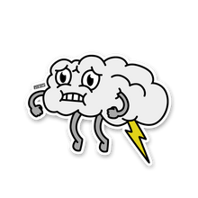 Fair Weather Friends - Cloudy (Lightning) 3” AR Sticker