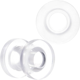 2G Clear Acrylic Screw Fit Plug Set