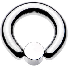 4G 9/16 Clear Gem 7mm Disc BCR Captive Ring