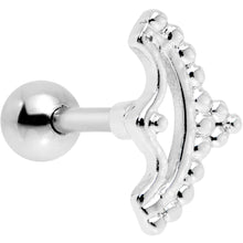 16G 1/4 Crescent Bow Cartilage Tragus Earring