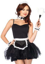 French Maid Kit, Apron, Neck Piece, Wrist Cuffs, and Headband
