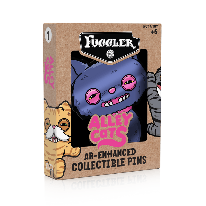 Fuggler - Alley Cats Cheezee (Blue) AR Pin