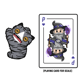 Fuggler - Alley Cats Wide-Eyed Cat AR Pin