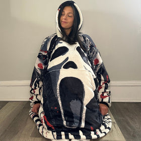 Ghost Face  Blanket Hoodie