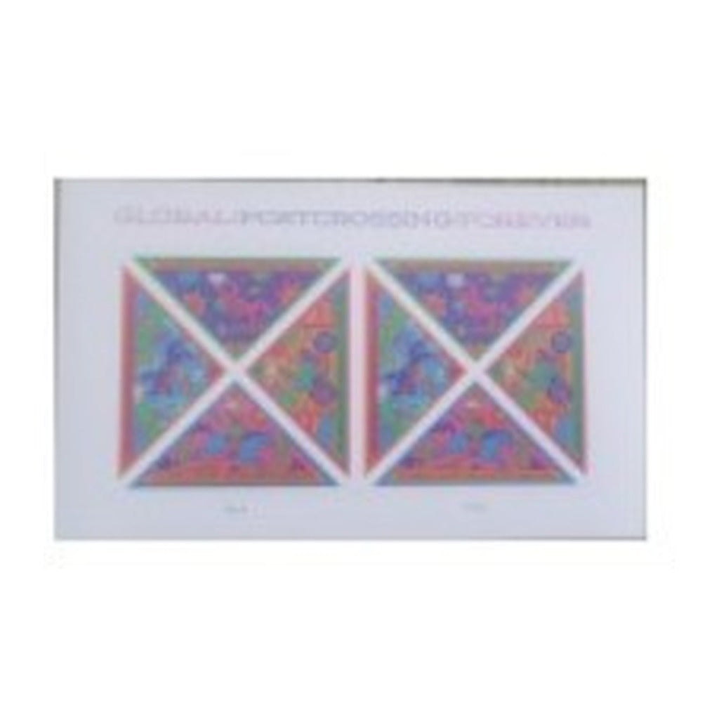 2026 Global Postcrossing Global Forever international postage stamps, sheet of 8